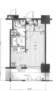 ラファセ箱崎【403号室】の間取り