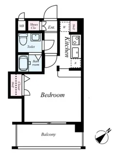 ピュアドームステイツ博多【6階】の間取り