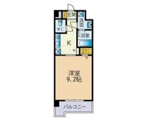 サクセス伊都【205号室】の間取り