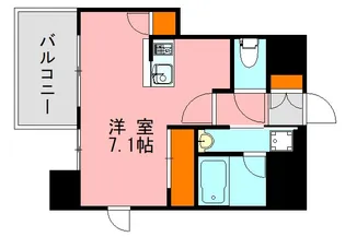 LANDIC N110【4階】の間取り