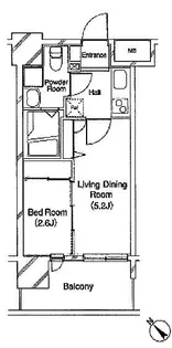 グランフォーレ呉服町【9階】の間取り