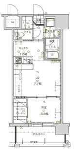 ALFACIO De Clave【14階】の間取り