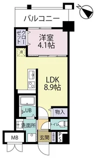 エルグランド吉塚【2階】の間取り