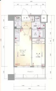 グランフォーレ箱崎ステーションプラザ【203号室】の間取り
