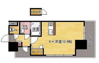 No72 HABOR EAST TOWER【7階】の間取り