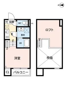 ベルフィーユ【2階】の間取り