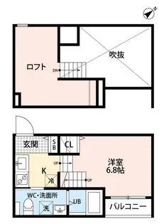 MRK箱崎【201号室】の間取り