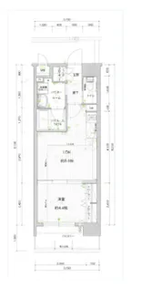 グランフォーレラグゼ箱崎【6階】の間取り