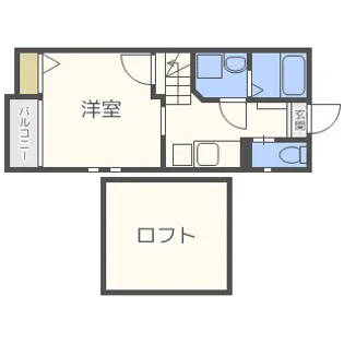 イルサンテ【101号室】の間取り