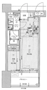 グランフォーレプライム大橋【3階】の間取り