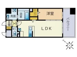 Liaison博多駅東【3階】の間取り