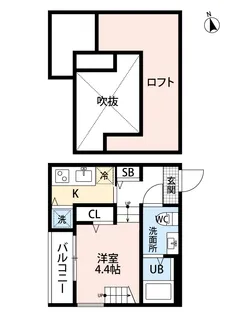 シーポート御島崎【2階】の間取り