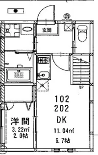 アムール千早の間取り