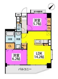 アーバン ヴィラ【3階】の間取り
