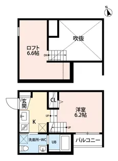 KEE次郎丸【205号室】の間取り