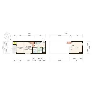 リエント香住ヶ丘【205号室】の間取り