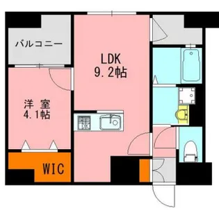 アソシアグロッツォ博多サウスガーデン【13階】の間取り