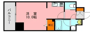 アソシアグロッツォ博多プレイス【3階】の間取り