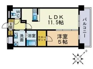 グランドシュー【2階】の間取り