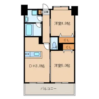 LUCIS高宮【4階】の間取り