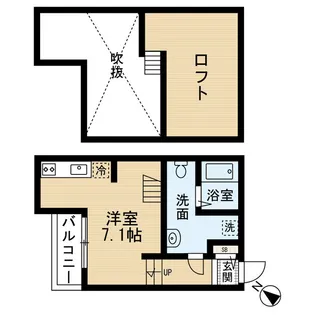 アートビレッジⅡ【203号室】の間取り
