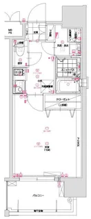 グランフォーレラグゼ箱崎宮前【13階】の間取り
