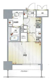 エンクレスト香椎【12階】の間取り