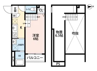 Me-rize【1階】の間取り