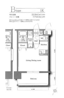エンクレストNEO博多駅南【505号室】の間取り