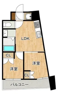 CLUB ORIENT No103【4階】の間取り