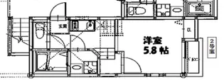 クレオ筥松六番館【2階】の間取り
