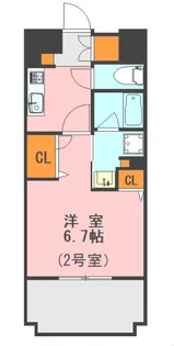 LANDIC BAY FIELD【5階】の間取り