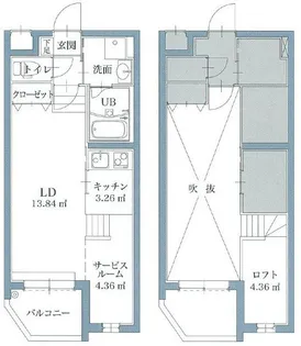 リアンレガーロ井尻ステーションWEST館【1階】の間取り