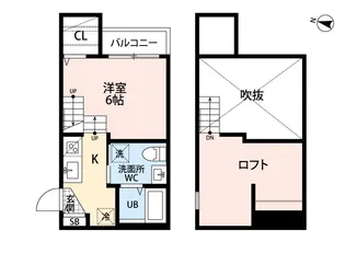 ヴァンクール二日市【2階】の間取り