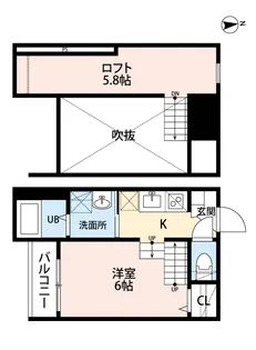 フォーマルハウト【2階】の間取り