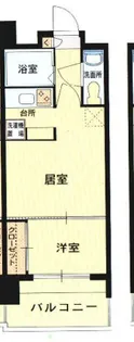 エステートモアシャトー薬院【910号室】の間取り