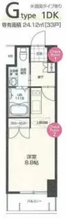 No72 HABOR EAST TOWER【5階】の間取り
