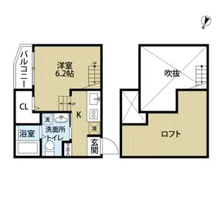 angelica duo【2階】の間取り