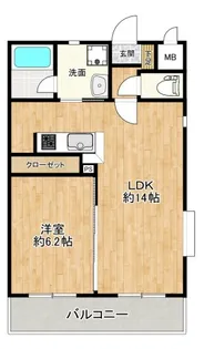 ヴェステンキーファー【4階】の間取り