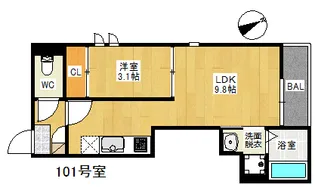 Grandtic Rein eins【1階】の間取り