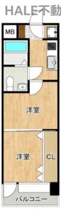 No48プロジェクト2100博多【4階】の間取り