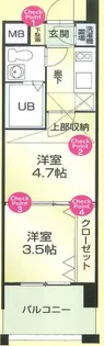 ORIENT BLD No.54 Wes-project 博多駅南【9階】の間取り