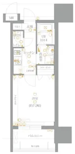 サヴォイグランデウォーターサイド【2階】の間取り