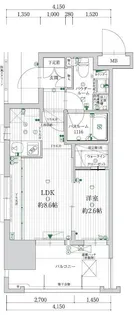 グランフォーレプライム大濠南【3階】の間取り