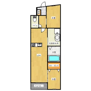 PHOENIX箱崎南 【4階】の間取り