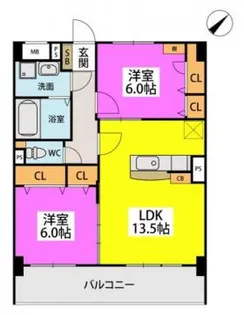 アーバン ヴィラ【3階】の間取り
