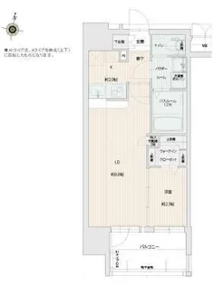 グランフォーレプライム西新【4階】の間取り