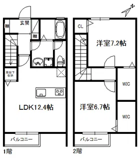 VILLA COHANZの間取り