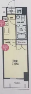 No72 HABOR EAST TOWER【10階】の間取り