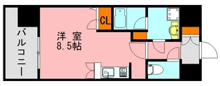 LANDIC M1165【4階】の間取り